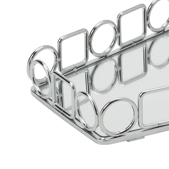 Home Details Circles & Squares Vanity Mirror Tray